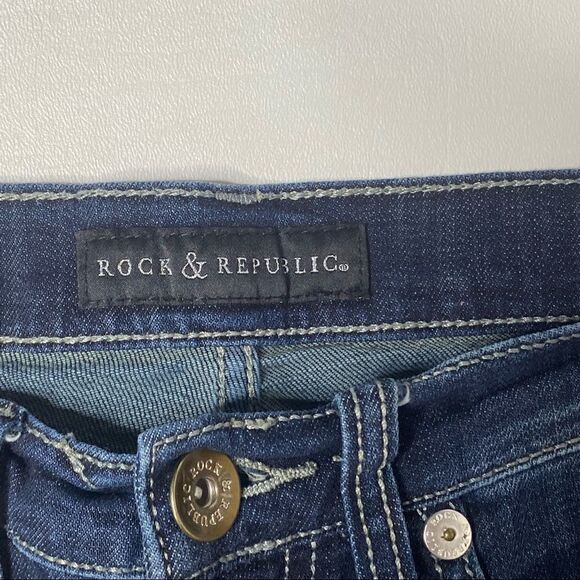 Rock & Republic | Denim Mid Rise Kendall Capri’s - Picture 5 of 9